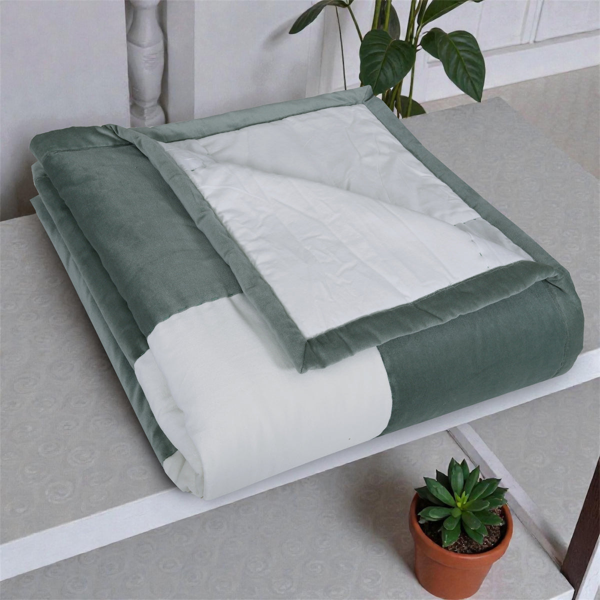 Velvet Twilight Patchwork Quilt Set
