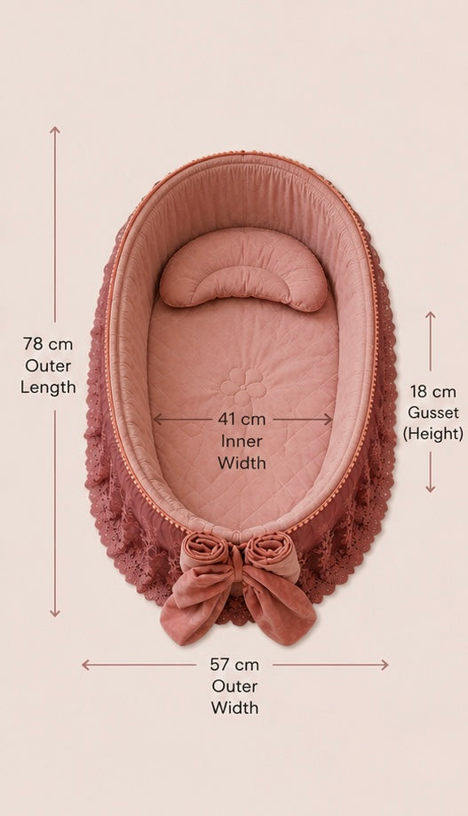 Rosette Lace Baby Nest