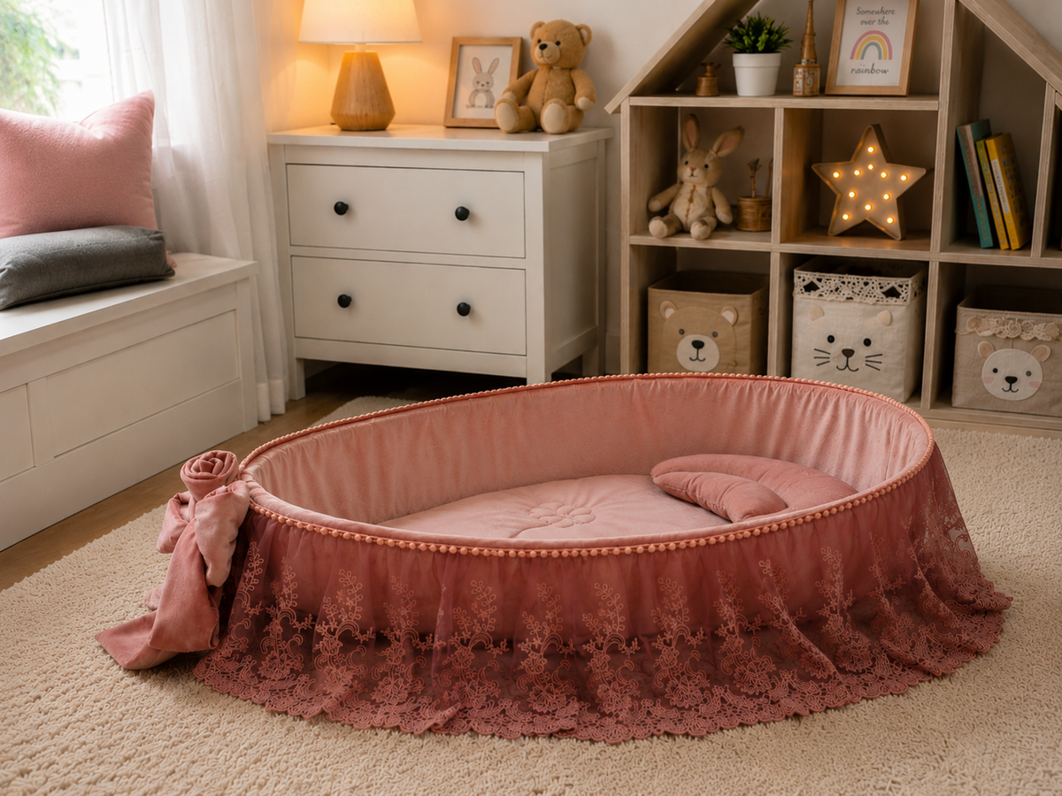 Rosette Lace Baby Nest
