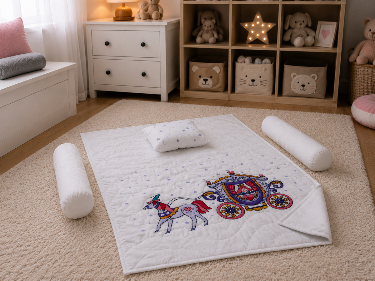 Royal Carriage Baby Quilt Set